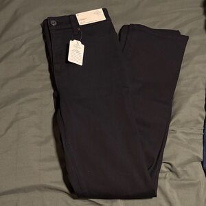 St. John's Bay Black Straight-Leg Pants